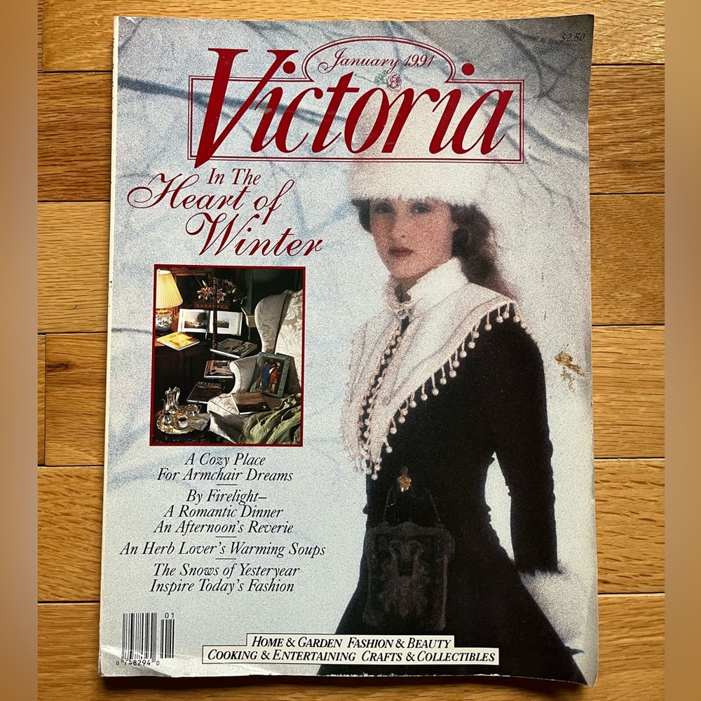 Vintage Victoria Magazine ~ January 1991